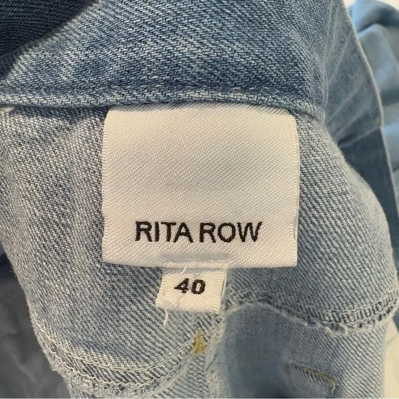 Rita Row Fabiola Barrel Leg Jeans High Waist Loose Fit Denim Light Wash, Size 40 - Picture 7 of 15